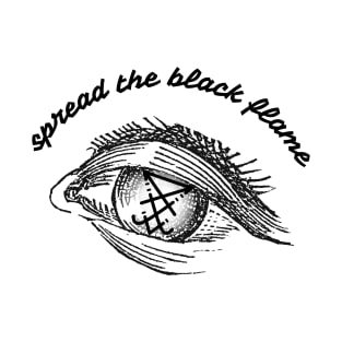 Spread the black flame / BLACK / T-Shirt