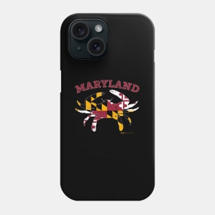 Maryland State Blue Crab Flag Phone Case