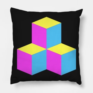 Retro 90s Vaporwave Pattern Pillow