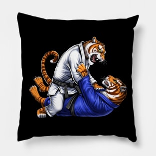 Tiger Jiu-Jitsu Wrestlers Pillow