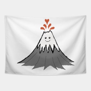 Cute Volcano Tapestry