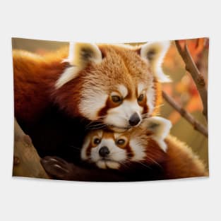 Red Panda Animal Wild Beauty Freedom Wilderness Enchanting Tapestry