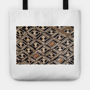 Kuba Raffia Cloth Design Tote