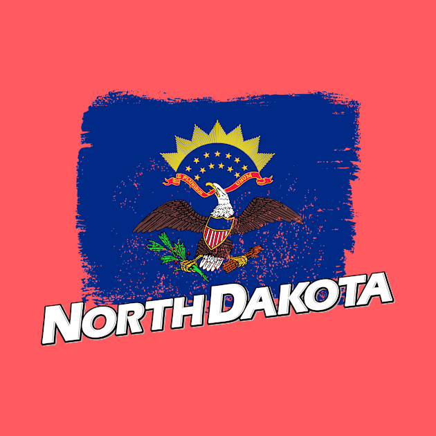 North Dakota flag by PVVD