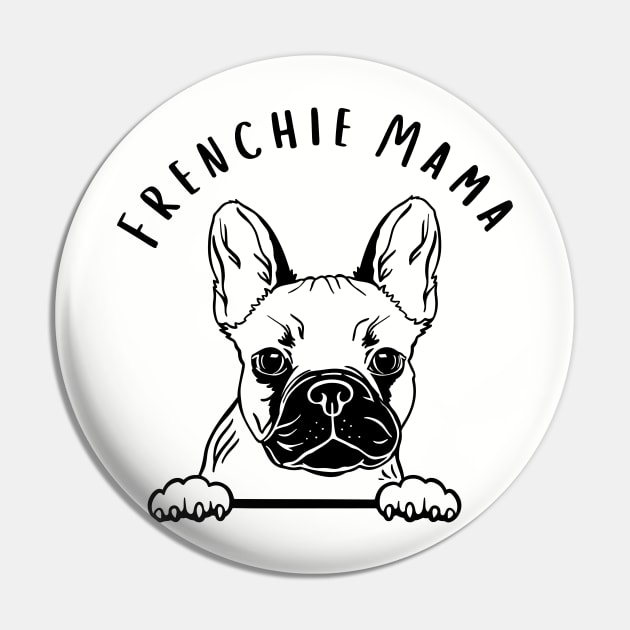 Frenchie Mama Pin by VikingHeart Designs