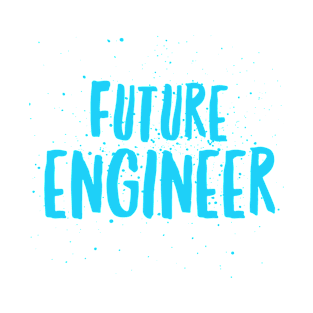 Future Engineer Boys Design Engineer Dad Blue T-Shirt