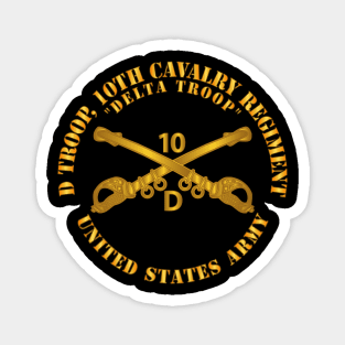 D Troop 10th Cav Regt  w Cav Br Magnet