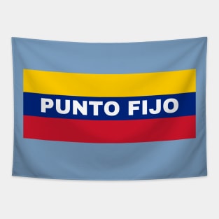 Punto Fijo City in Venezuelan Flag Colors Tapestry