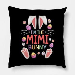 I'm The Mimi Bunny Matching Family Easter Party Pillow