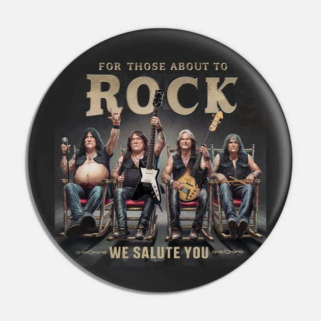 For those about to Rock Pin by Dizgraceland