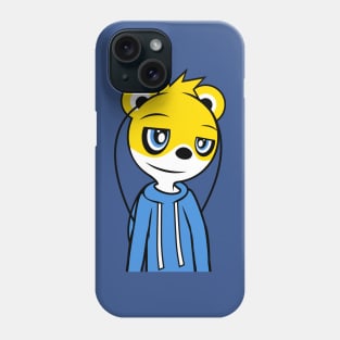 Relaxed Earphones Bear Phone Case