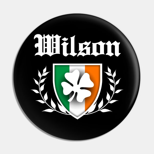 Wilson Shamrock Crest Pin by robotface