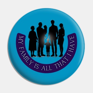 Family Harmony - Timeless Silhouette Pin