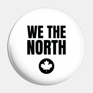 Image: We the north (canada) (black) Pin