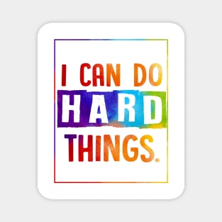 Growth mindset | I can do hard things Magnet