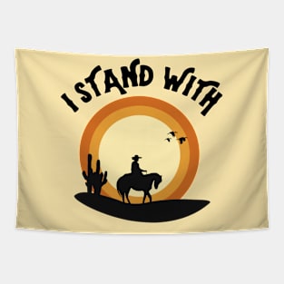 I Stand With Texas Tapestry