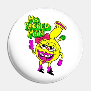 Ms.Packed Man Pin