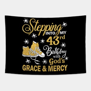 Stepping Into My 43rd Birthday With God's Grace & Mercy Bday Tapestry