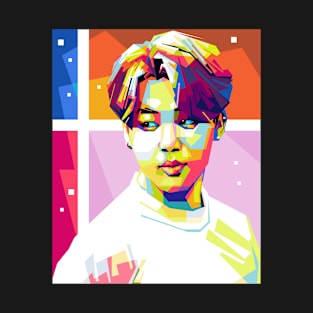 Jimin Colorful Background T-Shirt