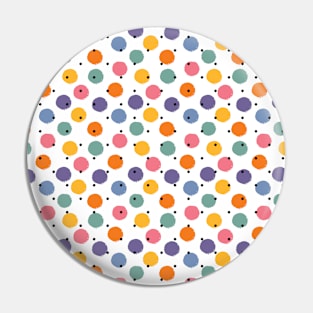 Colorful Polka Dots Seamless Pattern 022#001 Pin