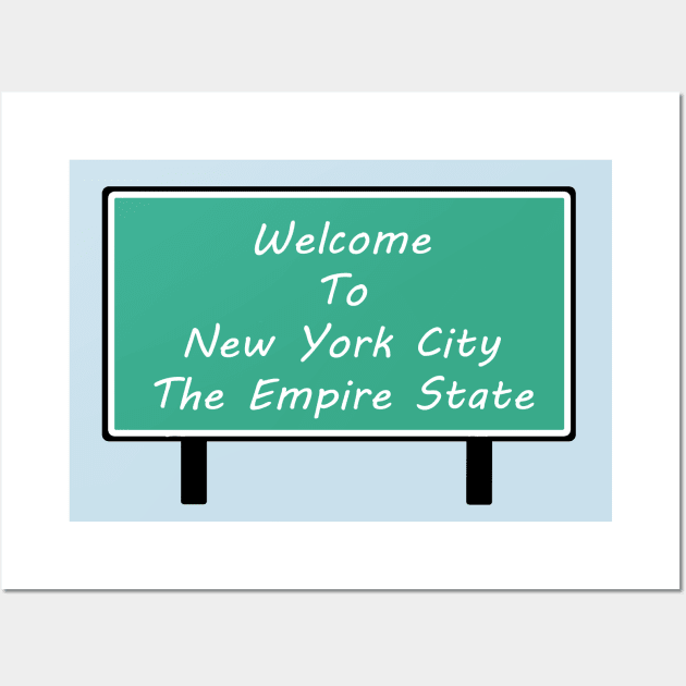 New York Sign Framed Print