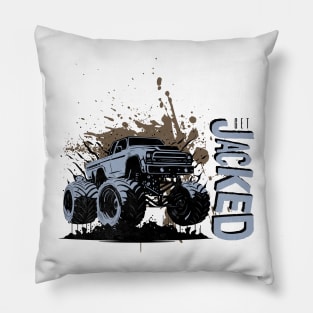 Monster Truck Get Jacked Pillow