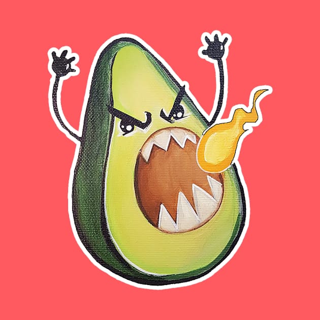 Angry Avocado by BiancaRomanStumpff