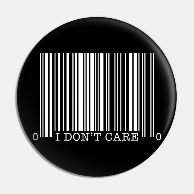 I don't care Pin by Andreeastore  