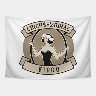 Circus Zodiac Virgo Tapestry