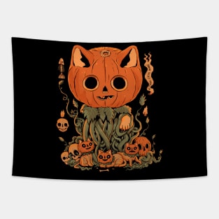 The great pumpkin cat Tapestry