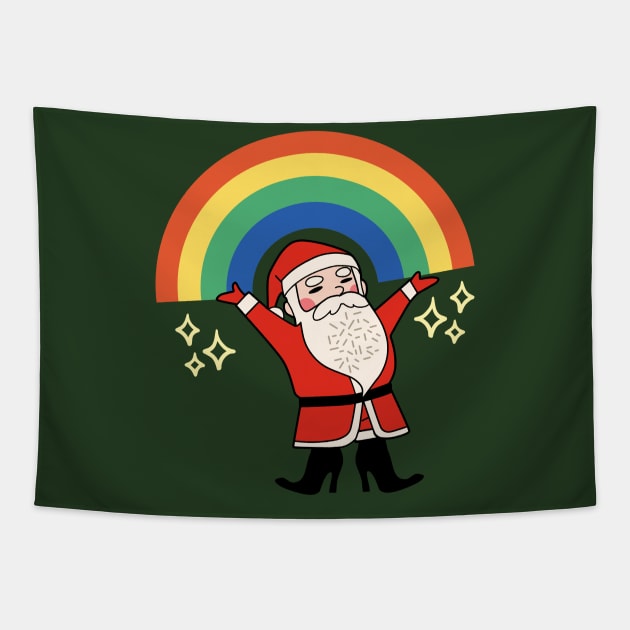 LGBT Santa Claus Tapestry by LadyAga