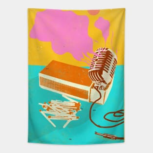 MATCHBOX AND MICROPHONE Tapestry