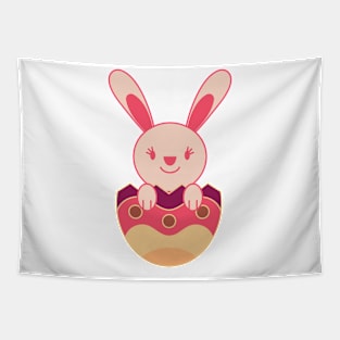 Adorable baby bunny Tapestry