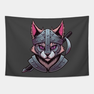 The Barbarian Cat Tapestry