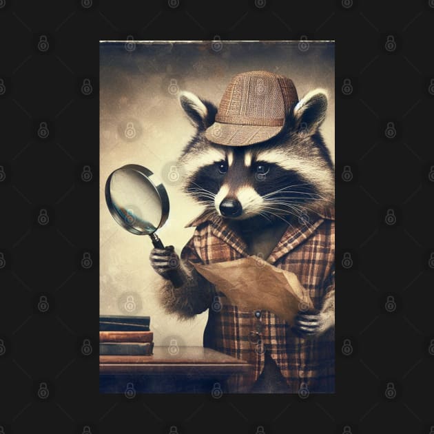 Detective Raccoon by LizTodd