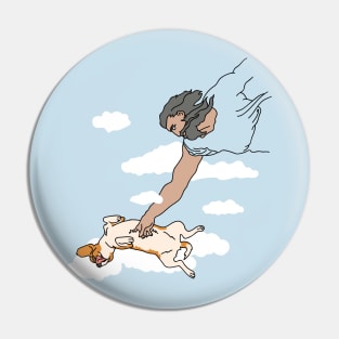 God loves doggy Pin