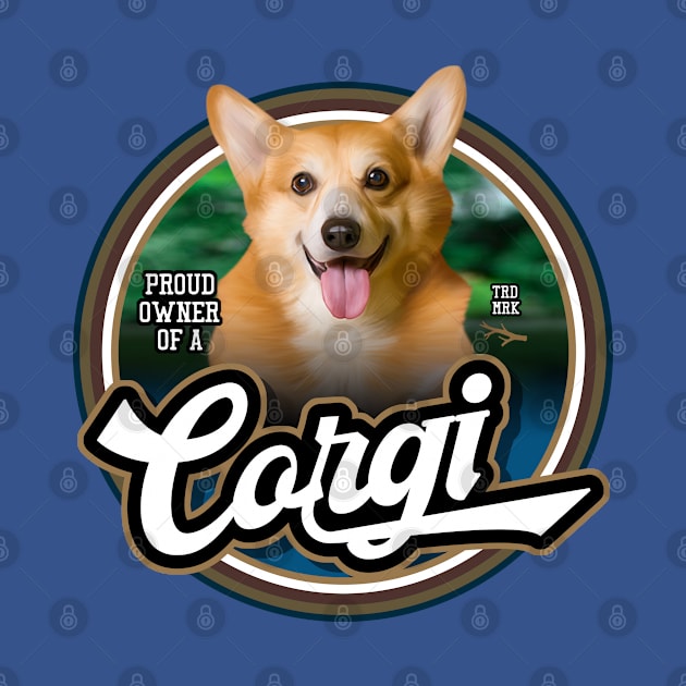 Corgi proud owner by Puppy & cute