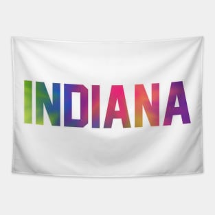 Indiana Tie Dye Jersey Letter Tapestry