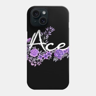 ace pride - black Phone Case