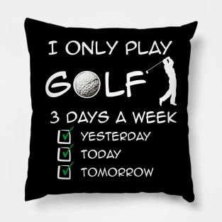 Funny Golf print Pillow