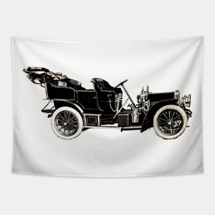 Old Vintage Car Tapestry