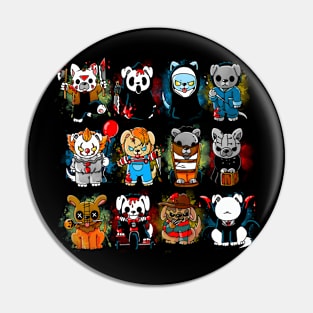 Horror Puppies Pin