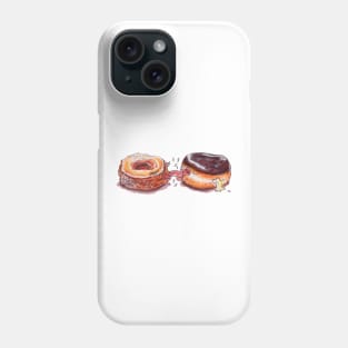 Smooching Donuts Phone Case