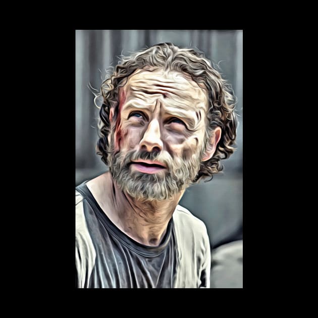 Rick Grimes Beard by EvoComicsInc