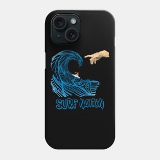 Surf Creation Michelangelo Big Blue Wave Phone Case