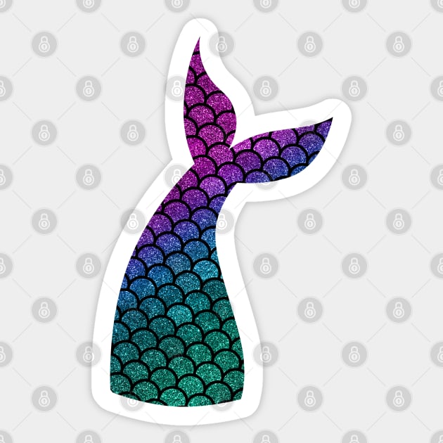 Mermaid tail - Mermaid - Sticker