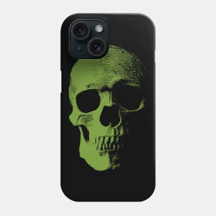 Green Skull Phone Case