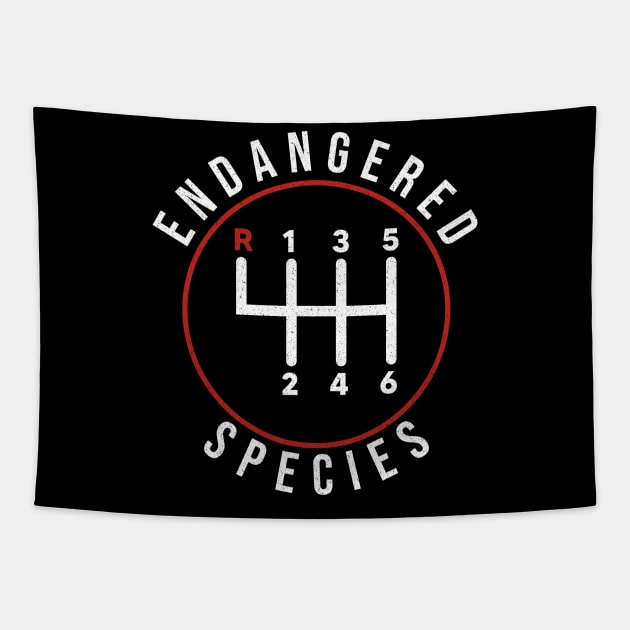 Endangered Species Manual Gearbox Stick Shift 6 Speed Tapestry by AnKa Art