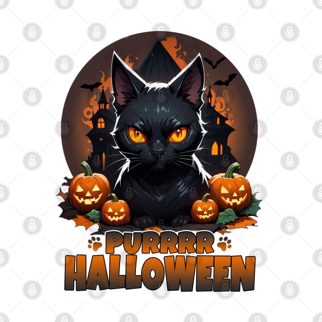 PURRR Halloween by Rusty Lynx Design