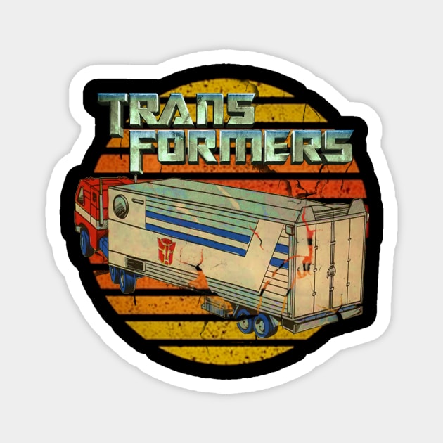 retro transformers Magnet by jamer